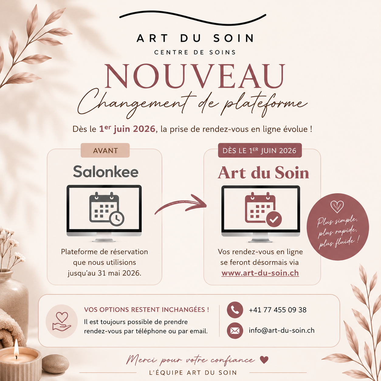 Art du soin reservation